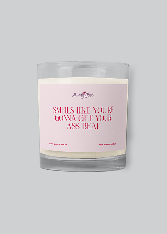 Get Your Ass Beat Candle