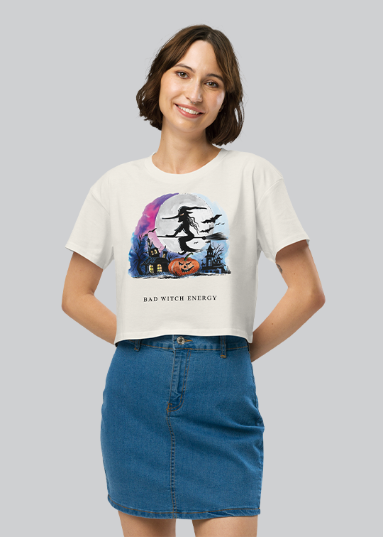 Bad Witch Energy Women’s Crop Tee