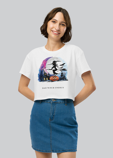 Bad Witch Energy Women’s Crop Tee