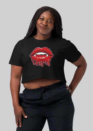 Bite Me Womens Crop Tee