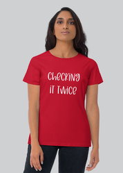 Checking It Twice Womens Tee