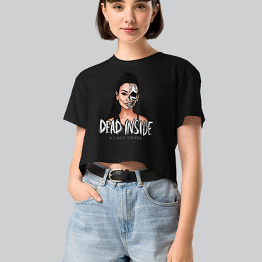 Dead Inside Illustration Women's Crop Tee