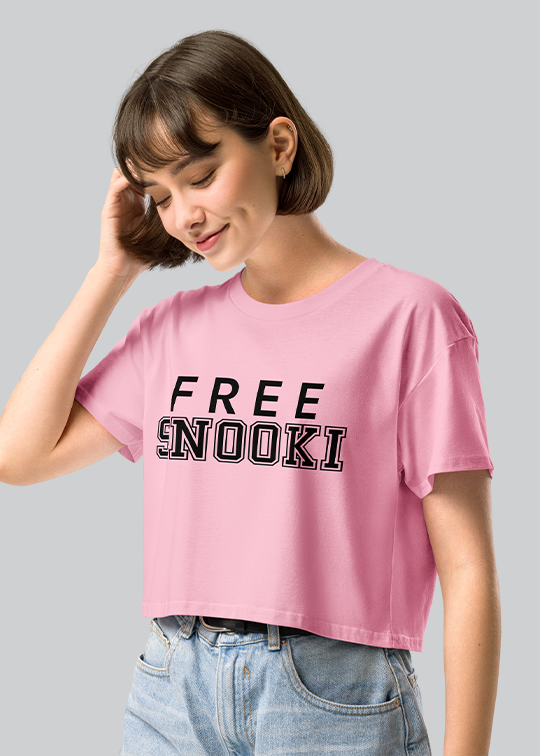 Free Snooki Women’s Crop Tee