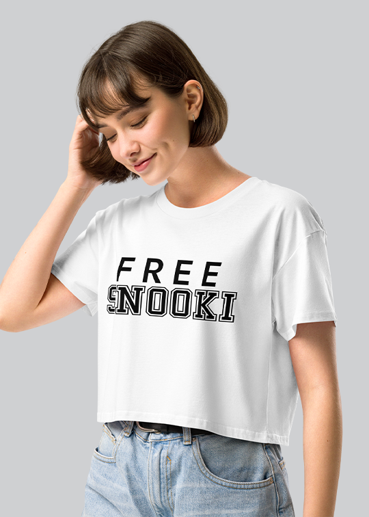 Free Snooki Women’s Crop Tee