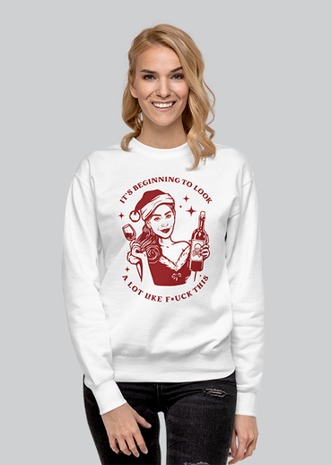 It's Beginning to Look Womens Crewneck