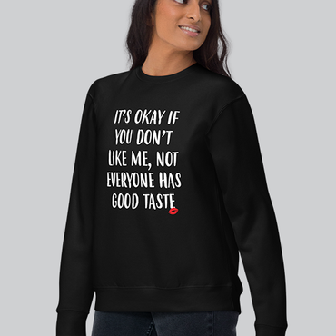 Good Taste Womens Crewneck