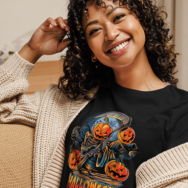 Halloween Illustration Womens Tee