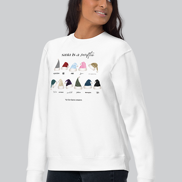 Santa is a Swiftie Womens Crewneck