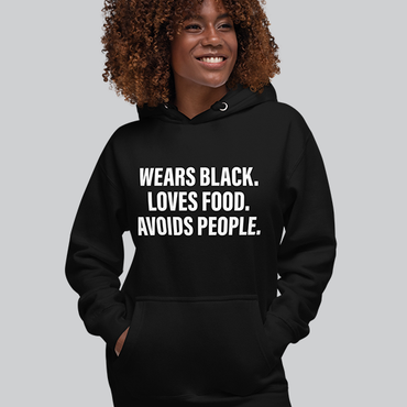 Wears Black Women's Hoodie