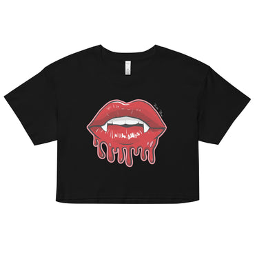 Bite Me Womens Crop Tee