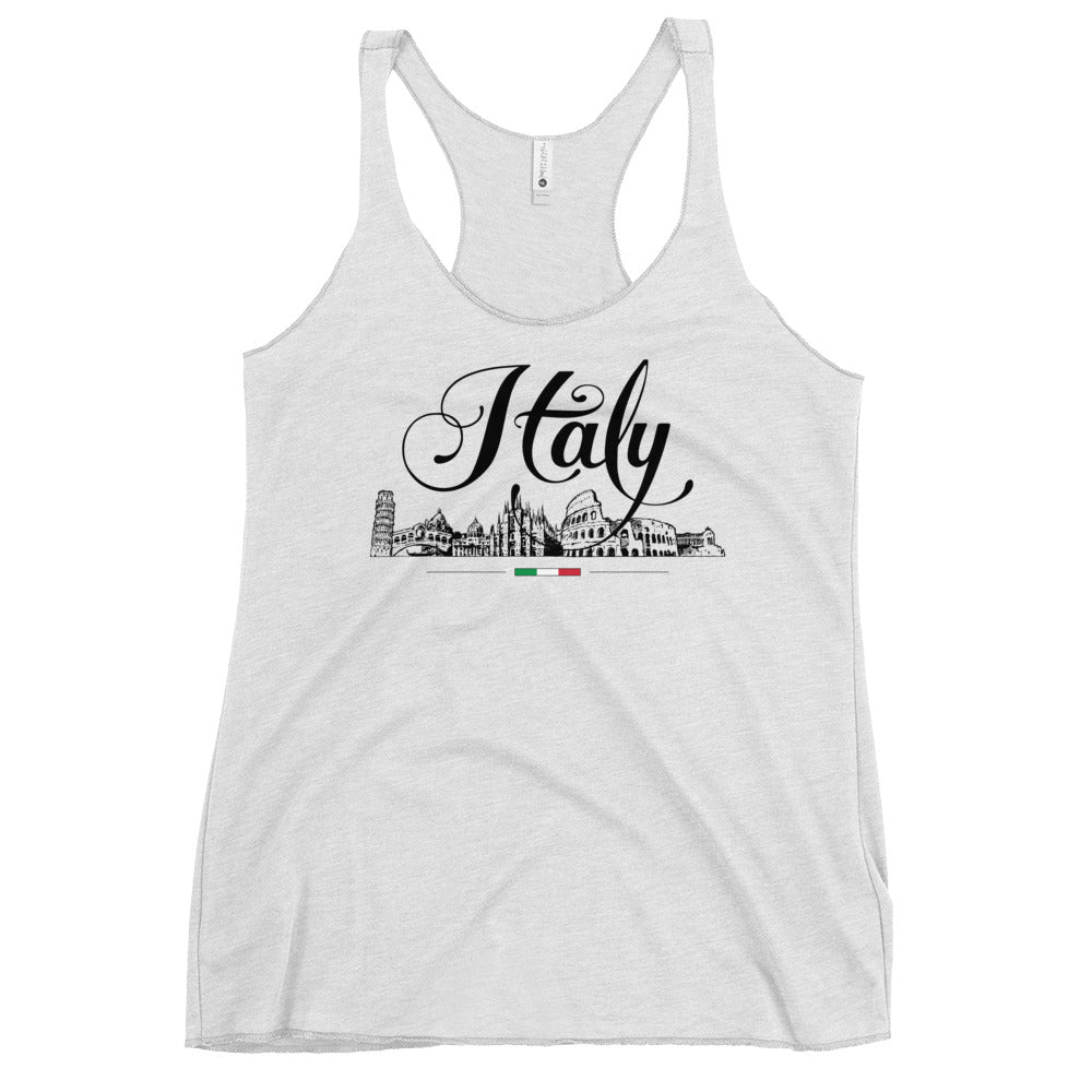 Italy Women's Racerback Tank